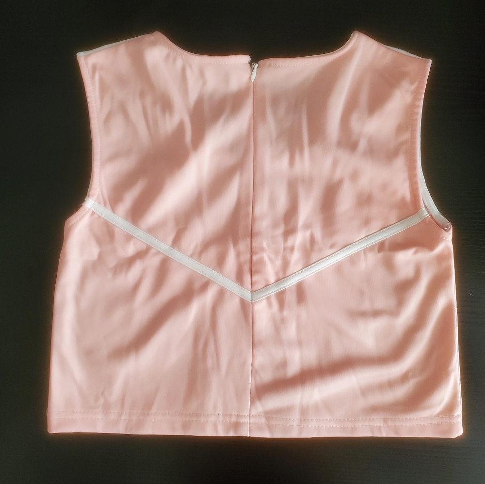 Pink and White Cheerleading Outfit - Picture 2 of 4